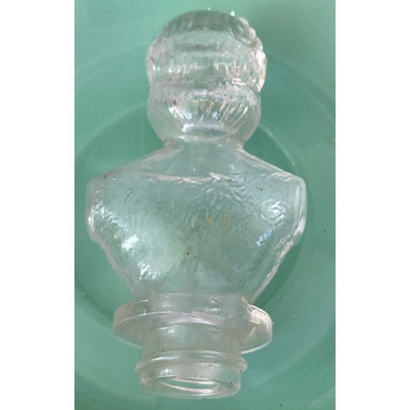 Vintage Mary Lowell Queen Victoria Glass Bottle Top Bust - Picture 4 of 7